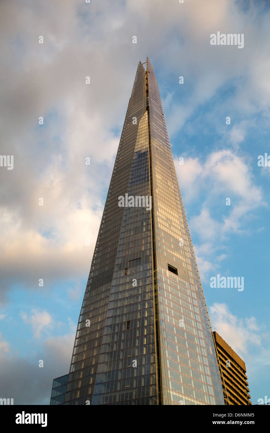 London, Vereinigtes Königreich, die Scherbe (Splitter), der höchste Wolkenkratzer in Westeuropa Stockfoto