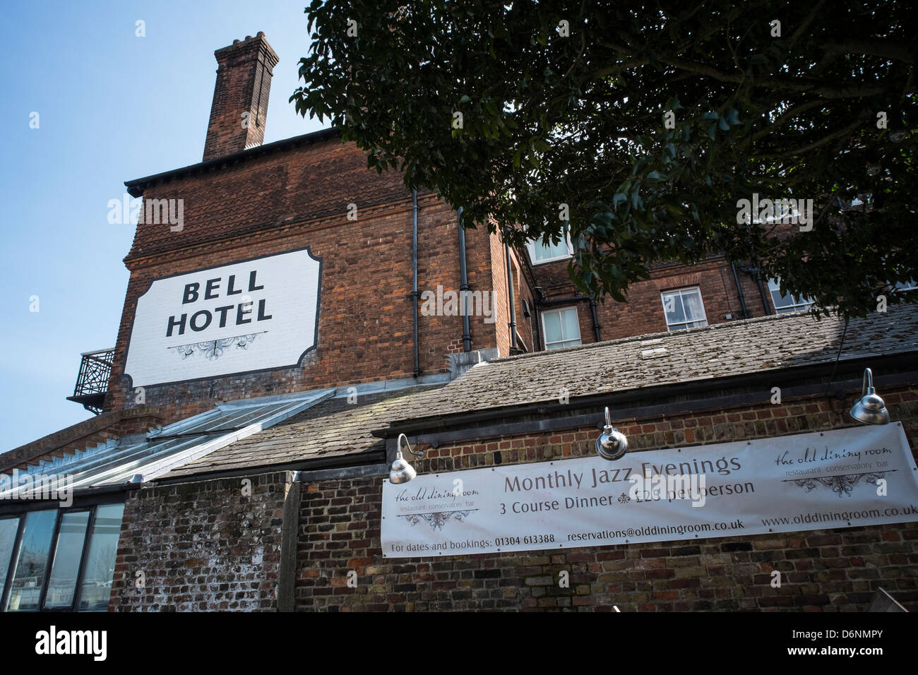 Das Bell Hotel, Sandwich, Kent, UK Stockfoto