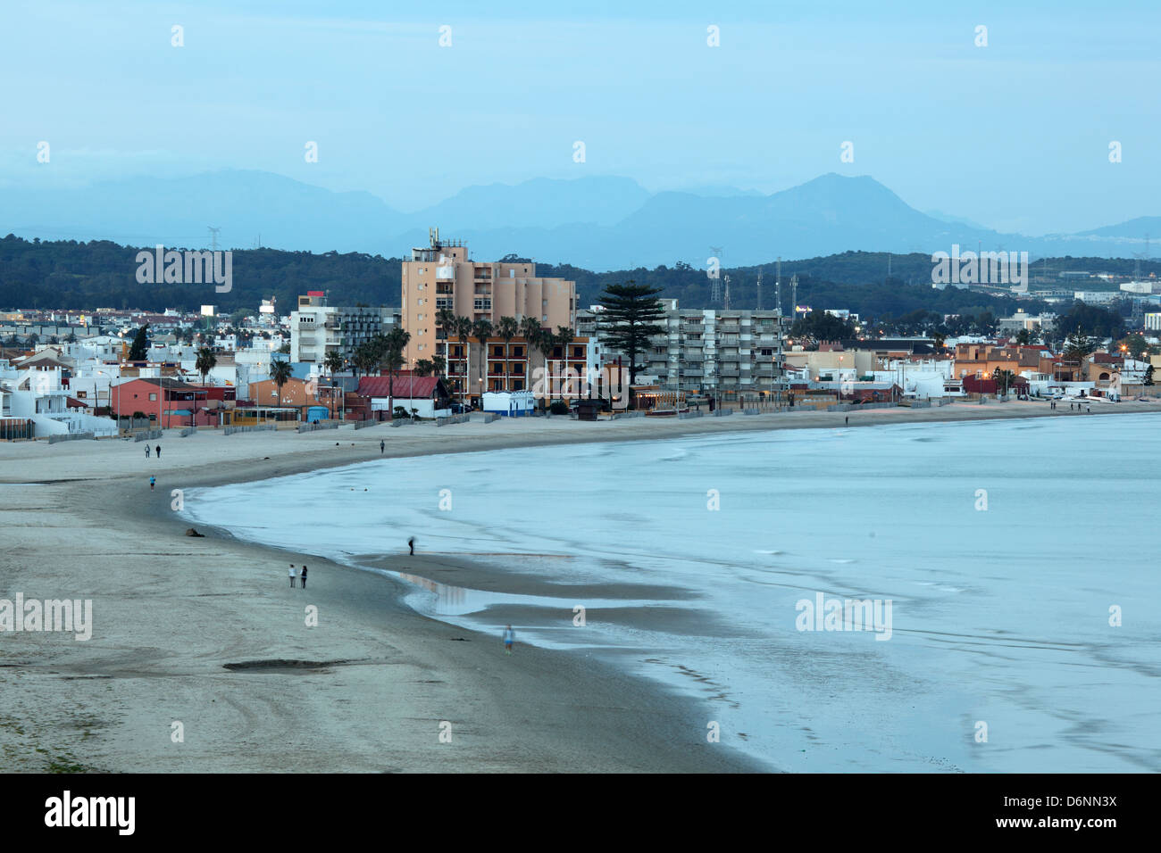 Strand Playa del Rinconcillo in Algeciras, Andalusien Spanien Stockfoto