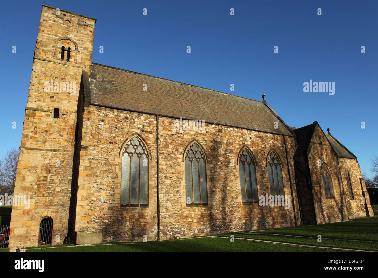 St. Peters Church, einer der ältesten britischen Kirchen, Sunderland, Tyne and Wear, England, UK Stockfoto