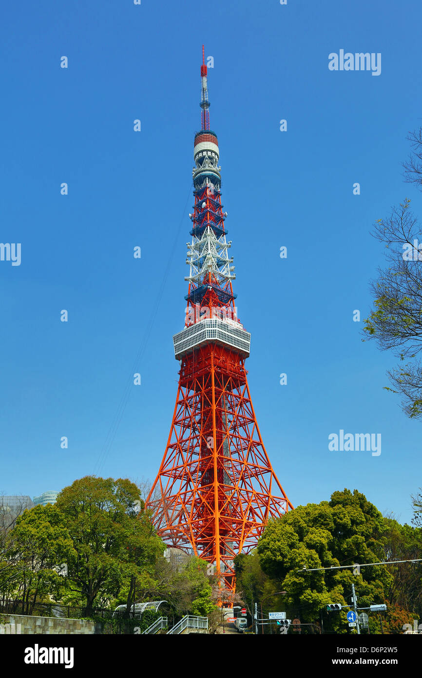 Der Tokyo Tower, Tokyo, Japan Stockfoto