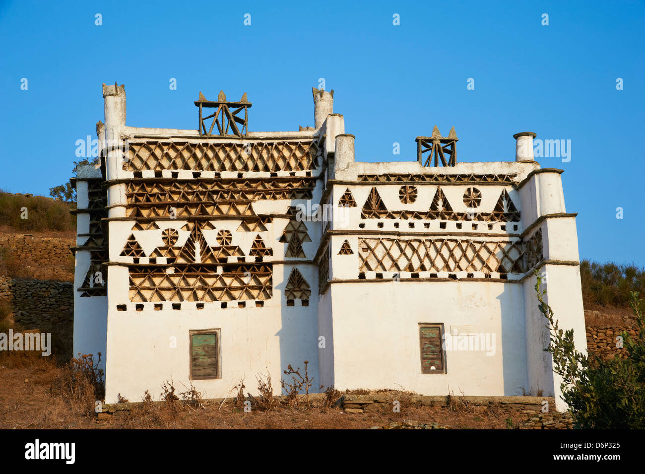 Taubenschlag in der Nähe von Tarabados, Tinos, Kykladen, griechische Inseln, Griechenland, Europa Stockfoto