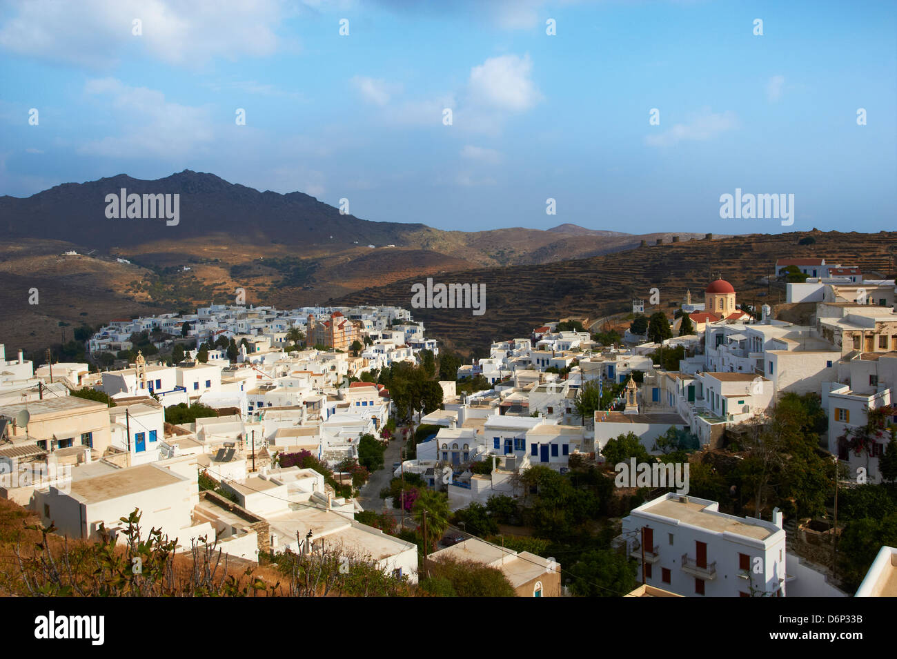 Pyrgos, Dorf der Künstler, Tinos, Kykladen, griechische Inseln, Griechenland, Europa Stockfoto