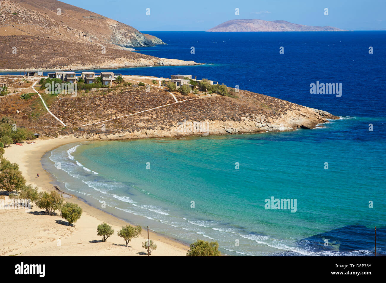 Psili Ammos Strand, Insel Serifos, Kykladen, griechische Inseln, Griechenland, Europa Stockfoto