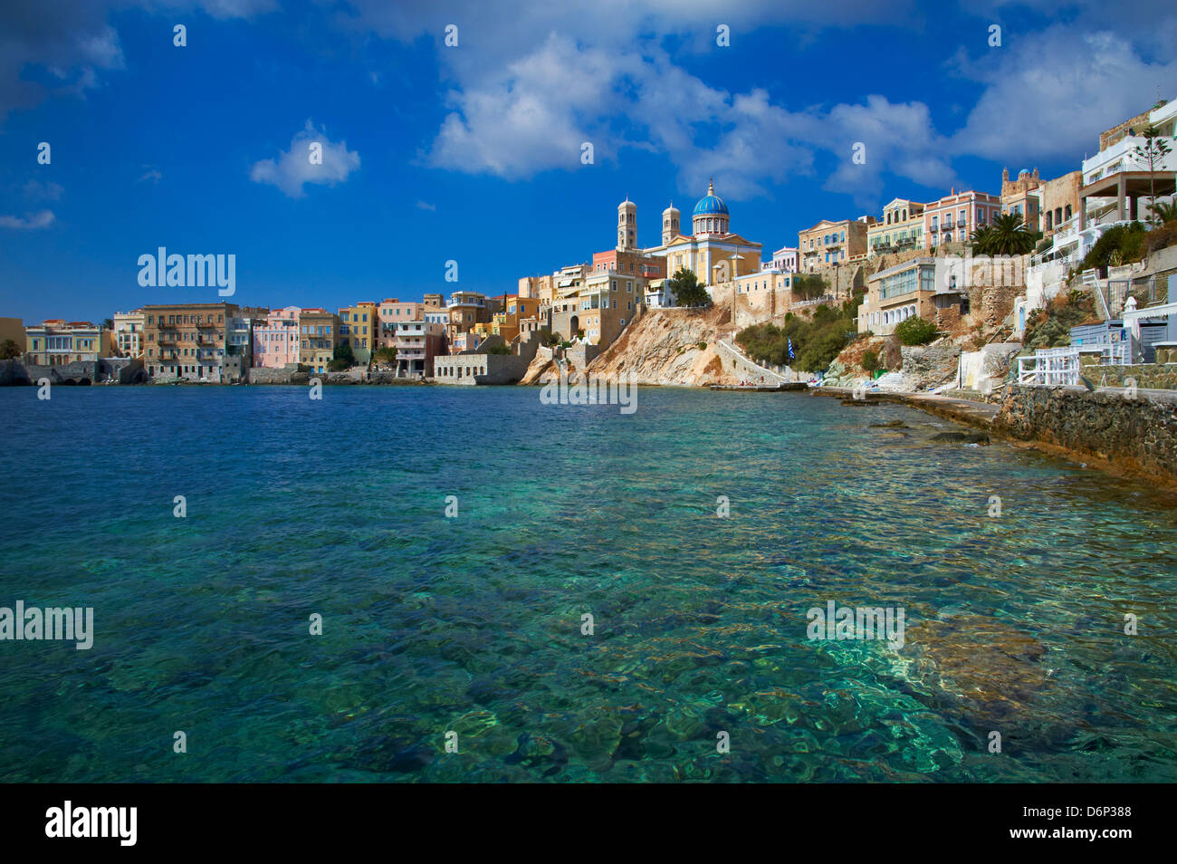 Ermoupoli (Chora), Insel Syros, Cyclades, griechische Inseln, Griechenland, Europa Stockfoto