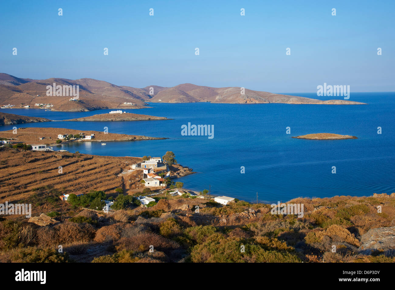 Kythnos, Kykladen, griechische Inseln, Griechenland, Europa Stockfoto