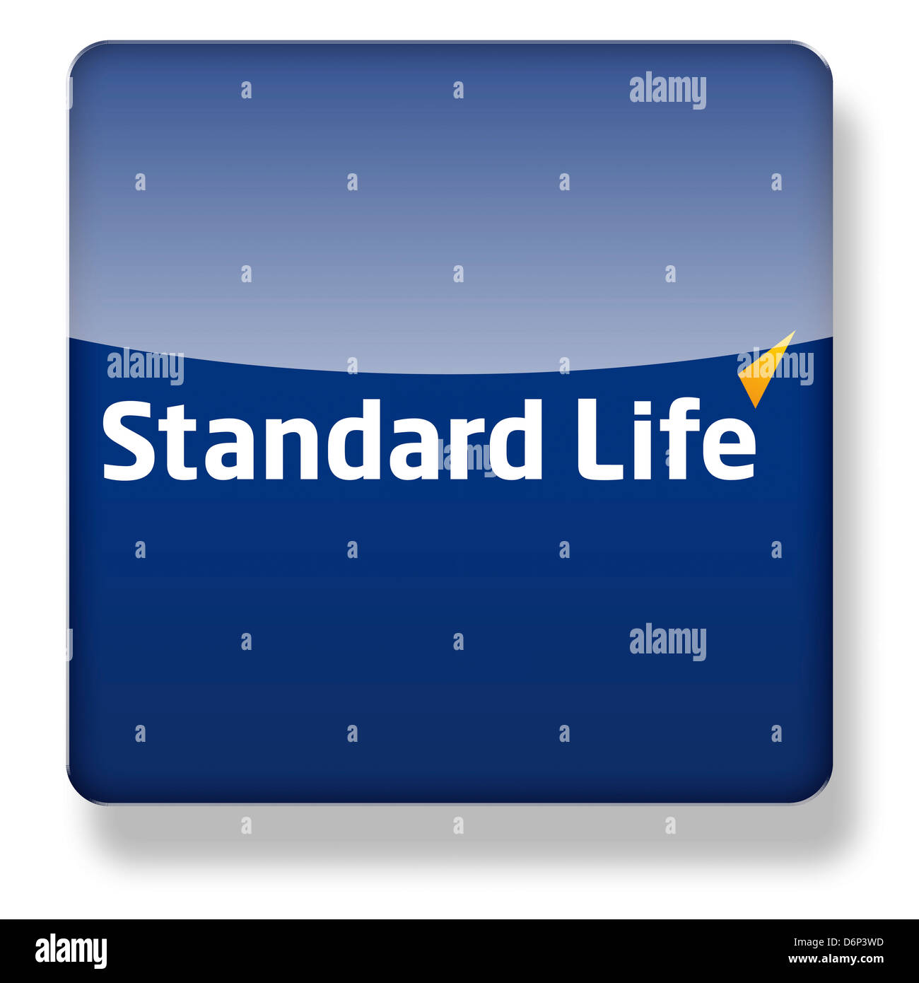 Standard Life-Logo als ein app-Symbol. Clipping-Pfad enthalten. Stockfoto