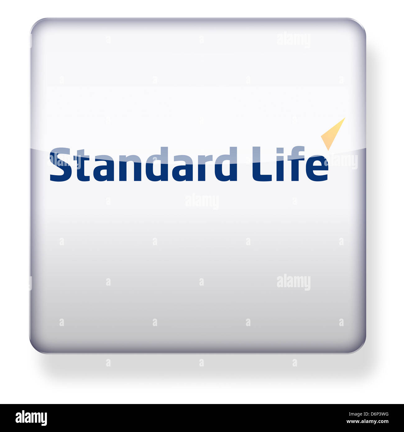 Standard Life-Logo als ein app-Symbol. Clipping-Pfad enthalten. Stockfoto