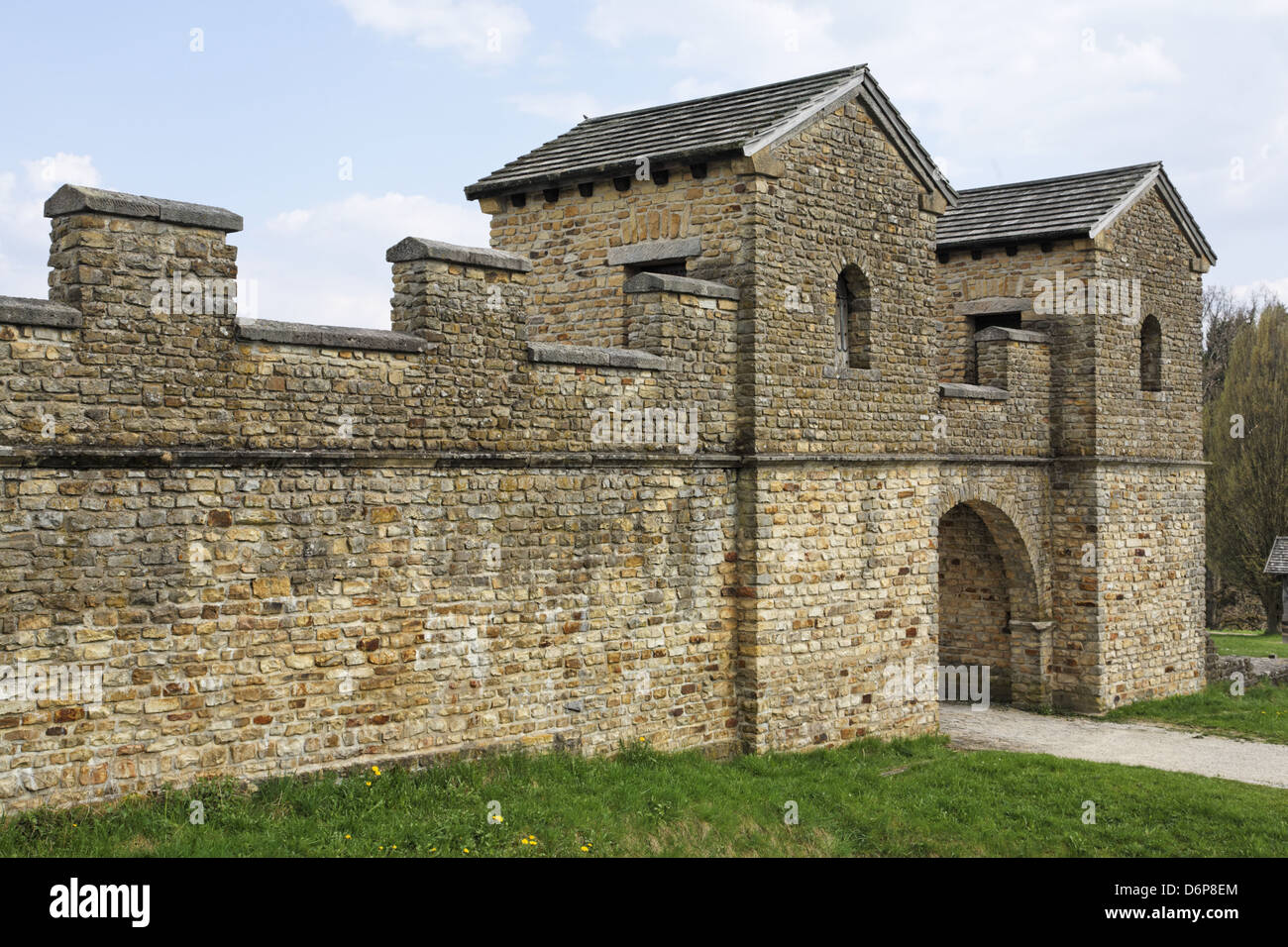 Deutschland, Baden-Württemberg, Welzheim, römischen Limes, UNESCO, "East Fort", Deutschland, Baden-Württemberg, Welzheim, Römischer Lim Stockfoto