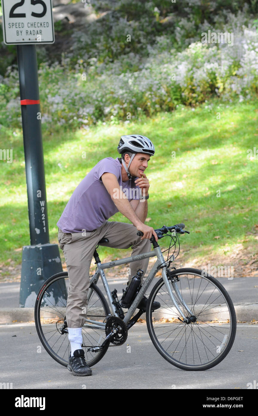 Mark Ruffalo ist vor Ort im Central Park gesehen schießen ihren neuen