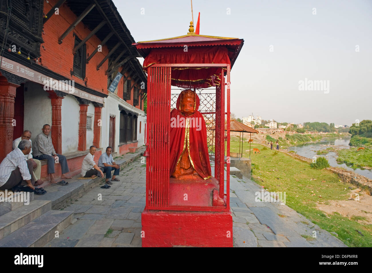 Bagmati Ghats, Kathmandu, Nepal, Asien Stockfoto