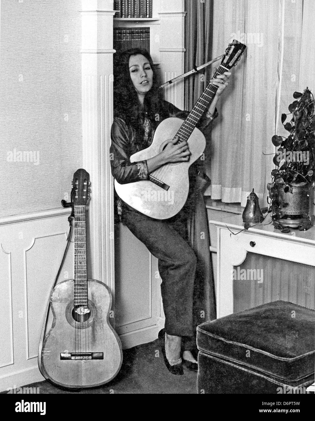 JULIE FELIX US-Folk-Sängerin im Januar 1967. Foto Tony Gale Stockfoto