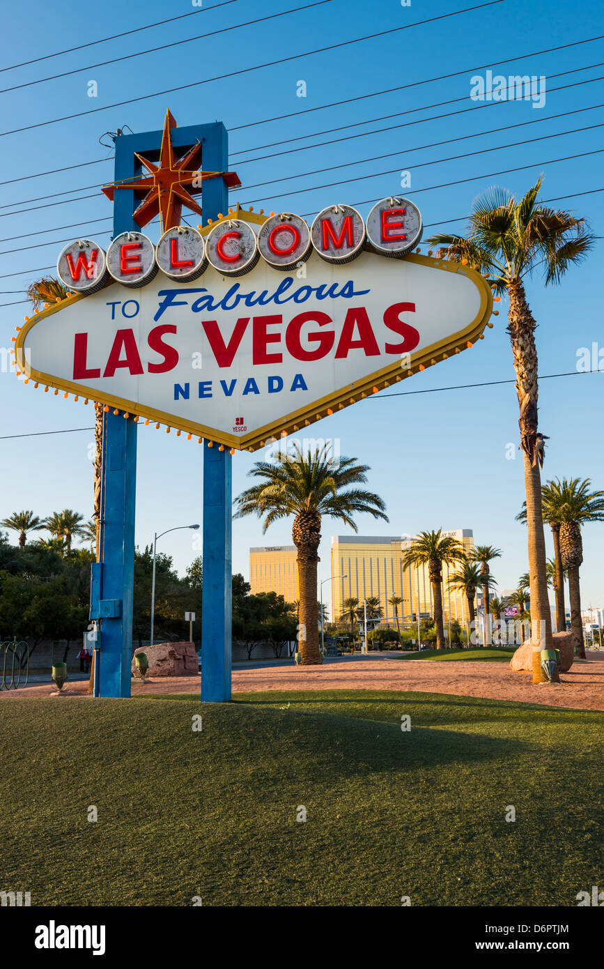 Las Vegas Schild Stockfoto