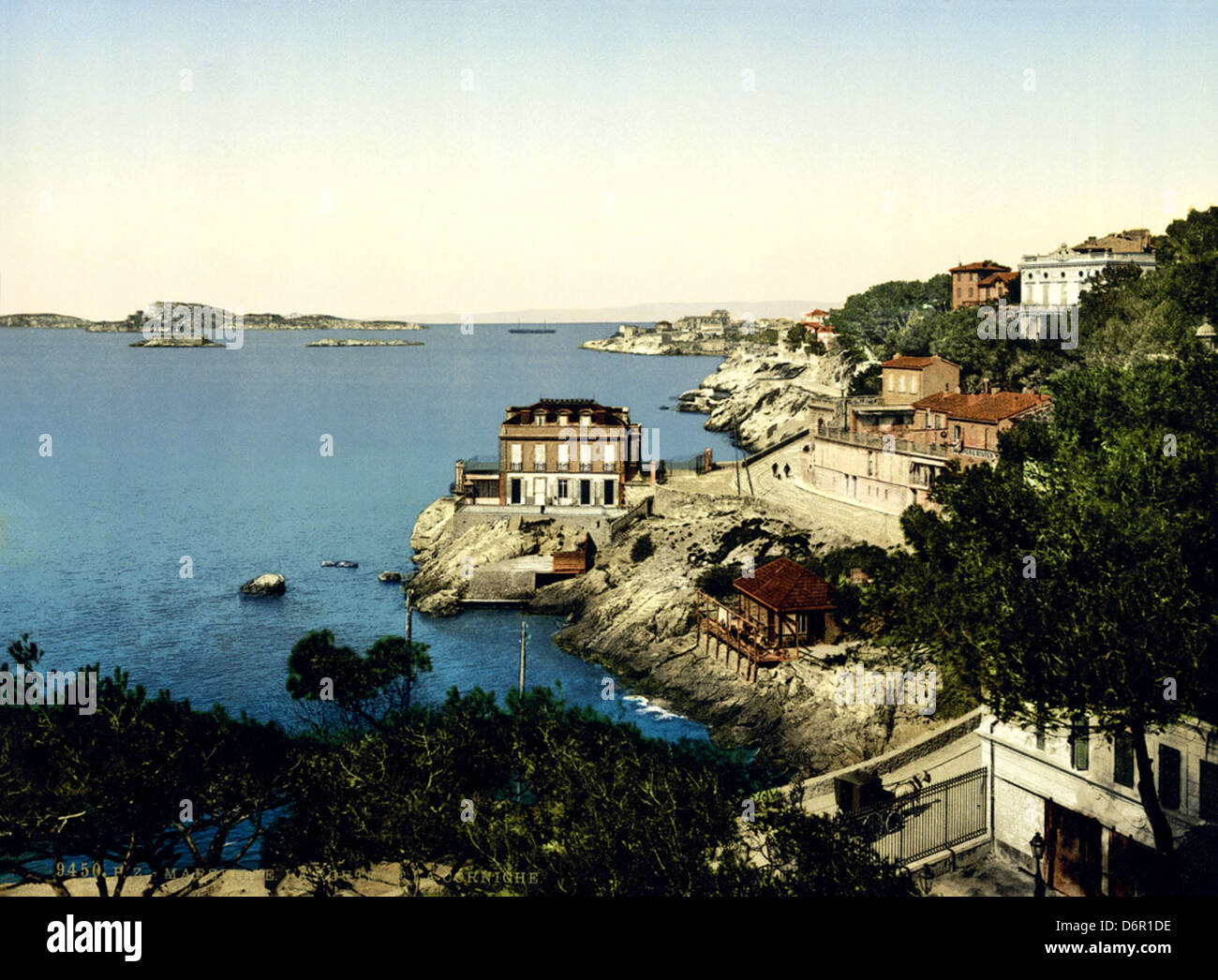 La Corniche, Marseille, Frankreich, ca. 1895 Stockfoto