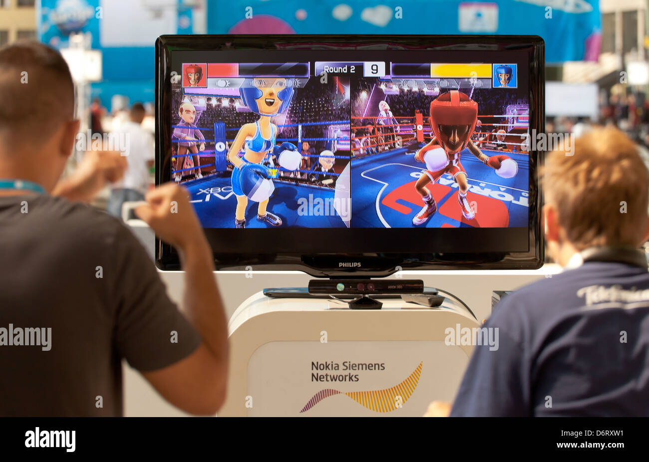 Berlin, Deutschland, Spiele auf der Campus Party Europe Stockfoto