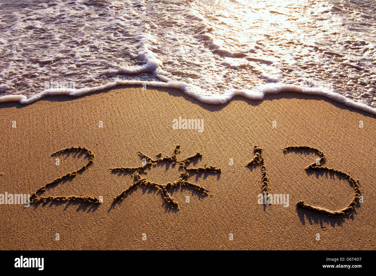 Neujahr 2012-2013 Stockfoto