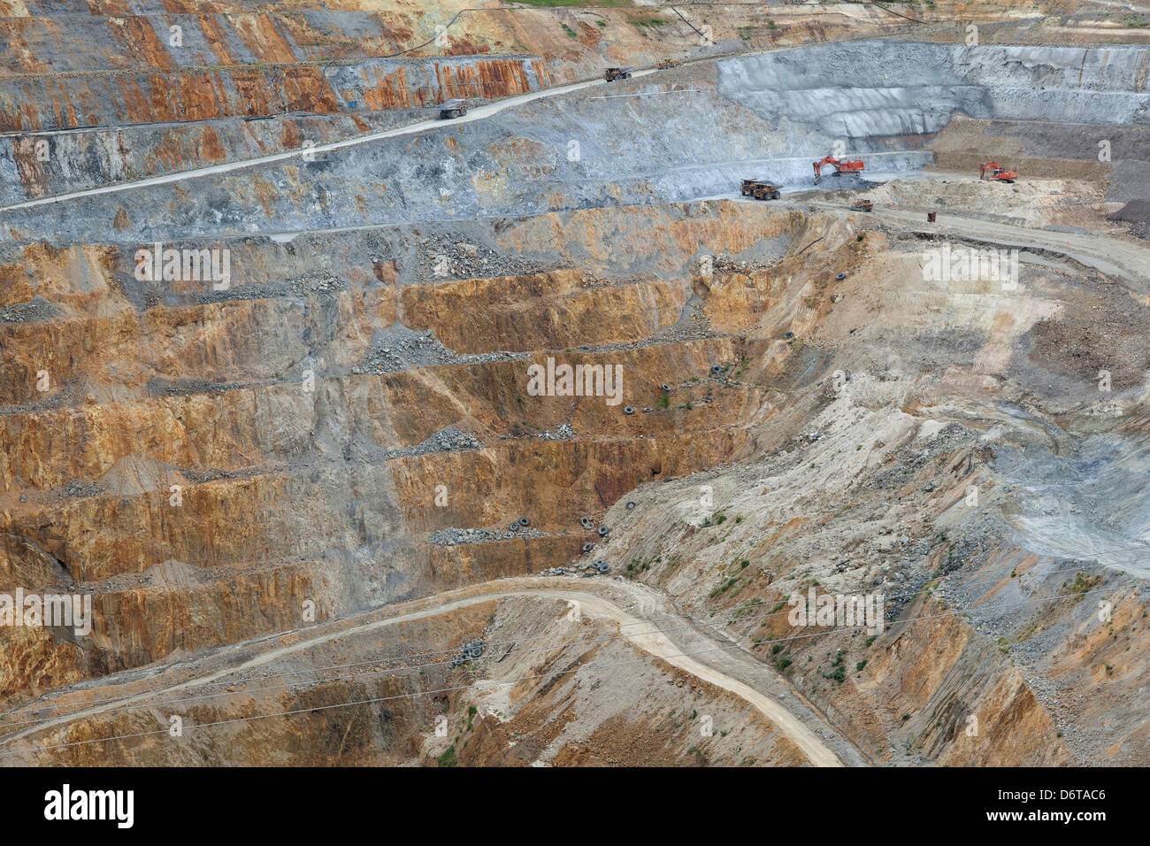 Martha Mine in Waihi, Nordinsel, Neuseeland Stockfoto