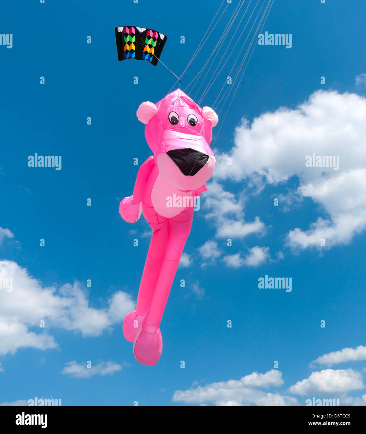 Pink Panter kite Stockfoto