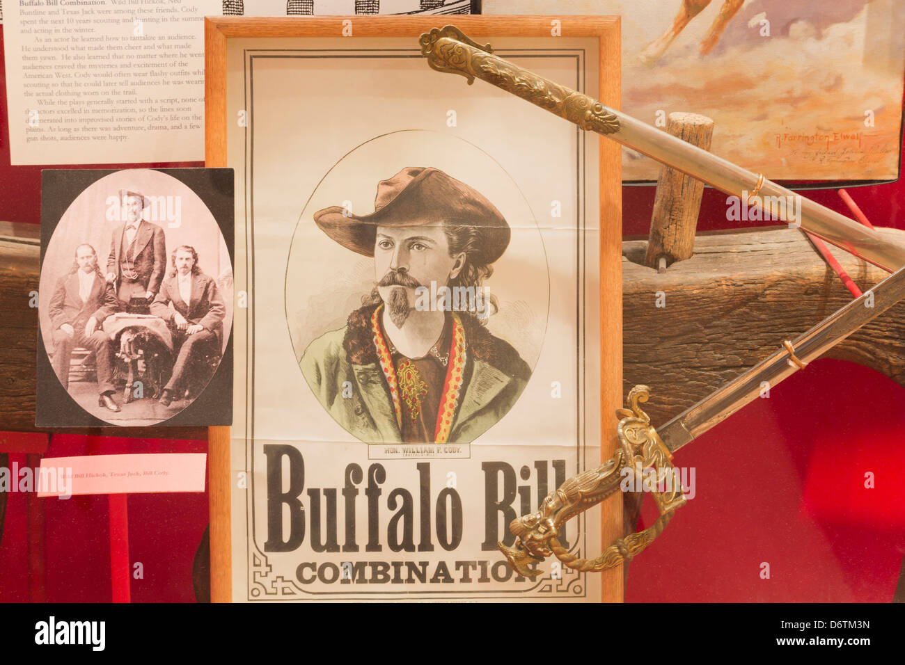 USA, Colorado, Golden, Buffalo Bill Museum und Grab Stockfoto