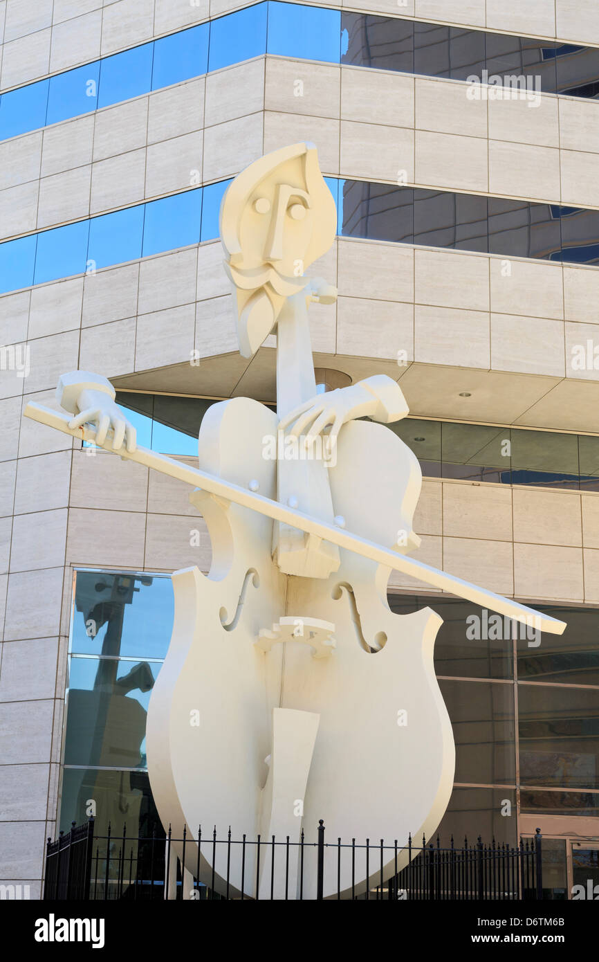 Virtuose, Houston, Texas, USA-Skulptur von David Adickes Stockfoto