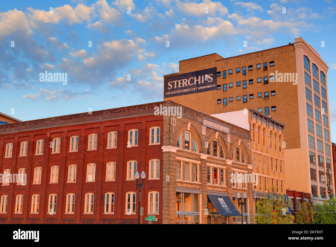 Alten Stadtteil, Knoxville, Tennessee, USA Stockfoto