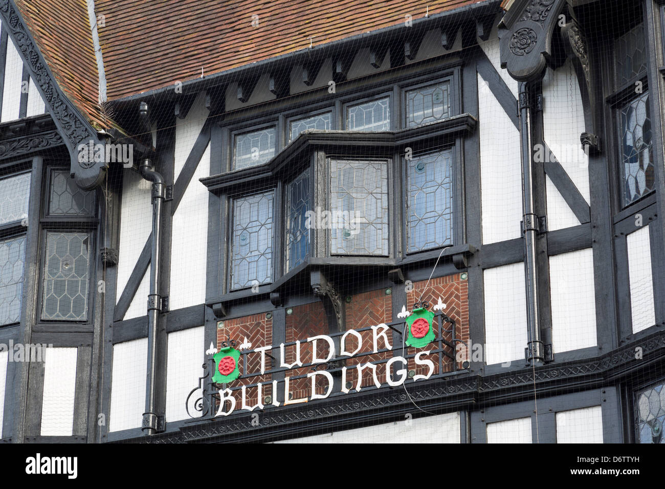 Tudor, aufbauend auf High Street, Southampton, County Hampshire, England, Vereinigtes Königreich Stockfoto