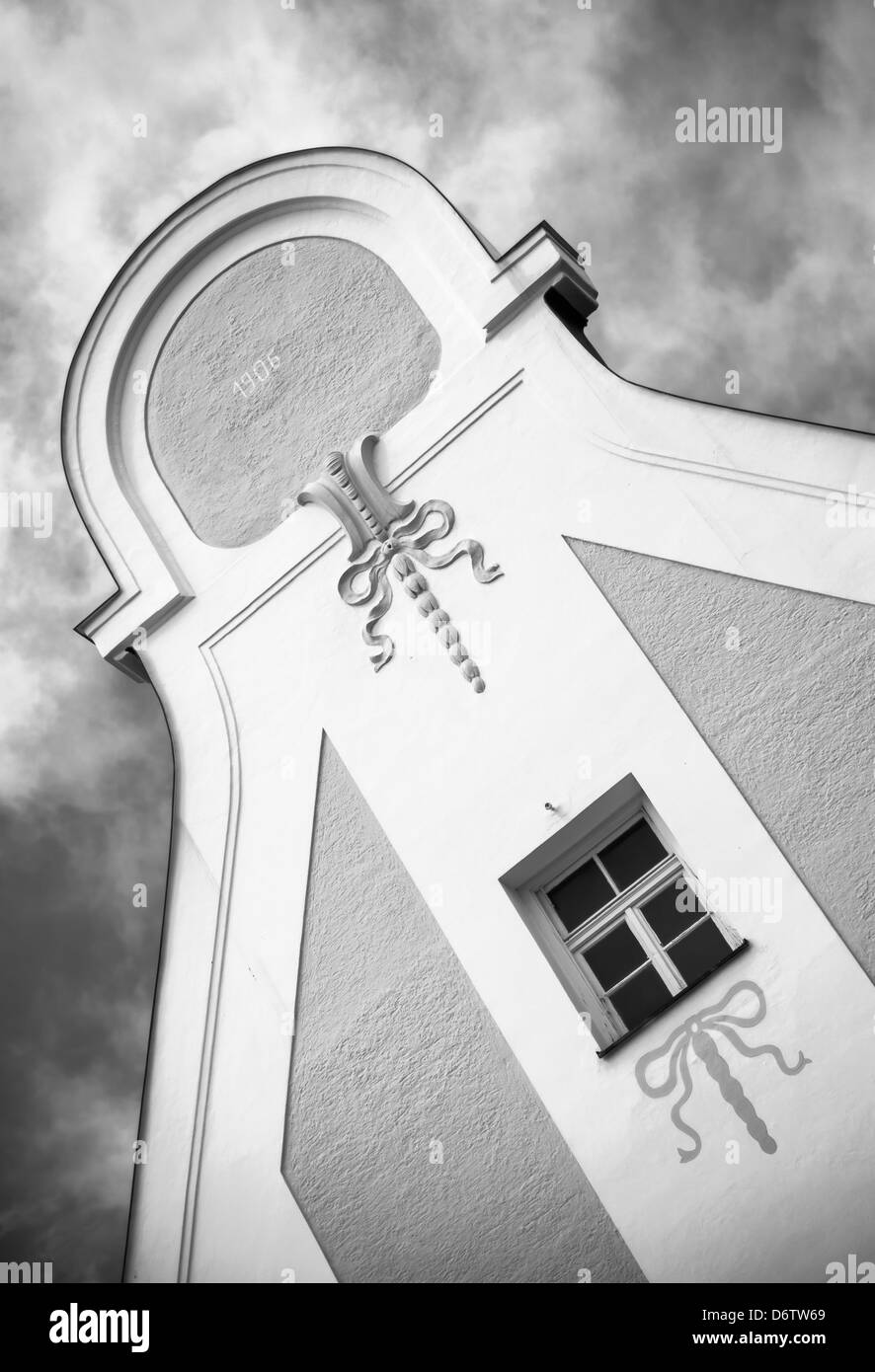 Blick auf das Kloster Andechs, Bayern Stockfoto