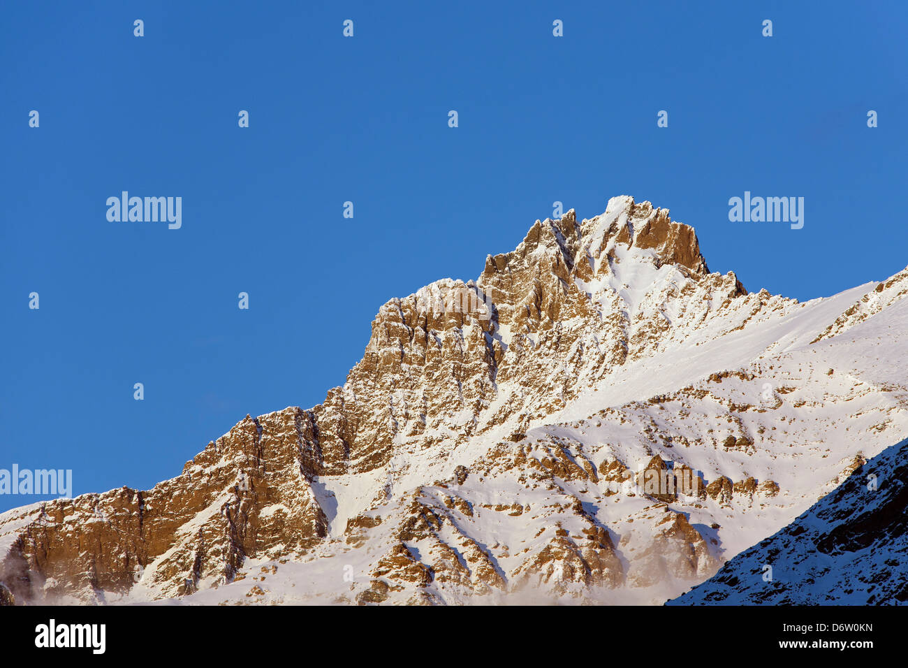 Der Berg Gran Serra, Gran Paradiso National Park in der Valle d ' Aosta, Italien Stockfoto
