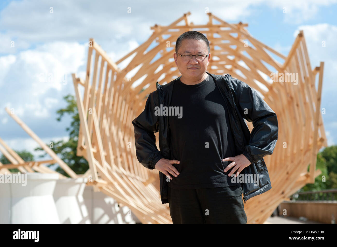 Berlin, Deutschland, der Architekt Wang Shu im portrait Stockfoto