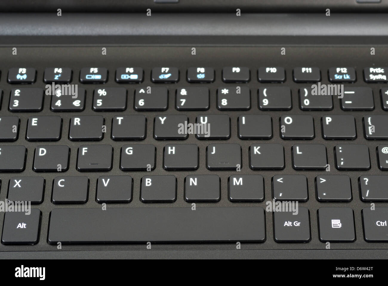 Laptop-Tastatur Stockfoto