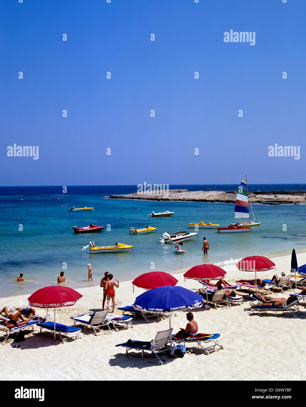 8448. Makronnisos Beach, Ayia Napa, Zypern, Europa Stockfoto