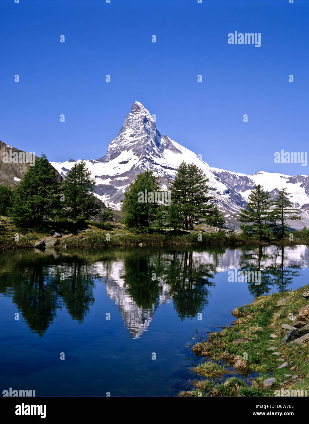 8451. Matterhorn, Zermatt, Wallis, Schweiz, Europa Stockfoto