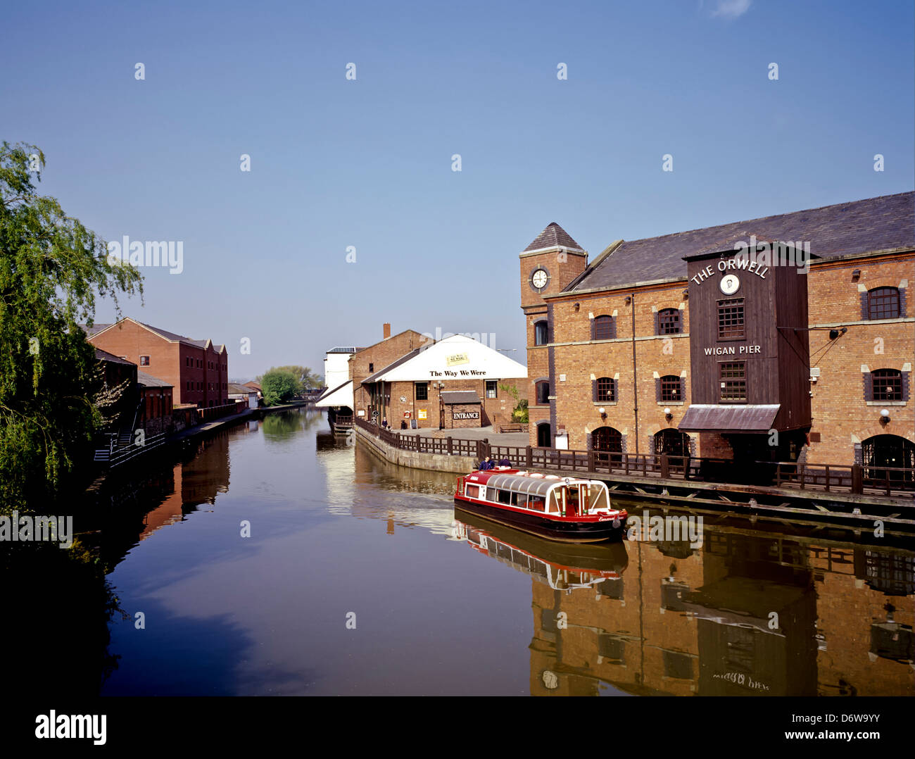 8512. Wigan Pier & Leeds-Liverpool-Kanal, Wigan, Manchester, England, Europa Stockfoto