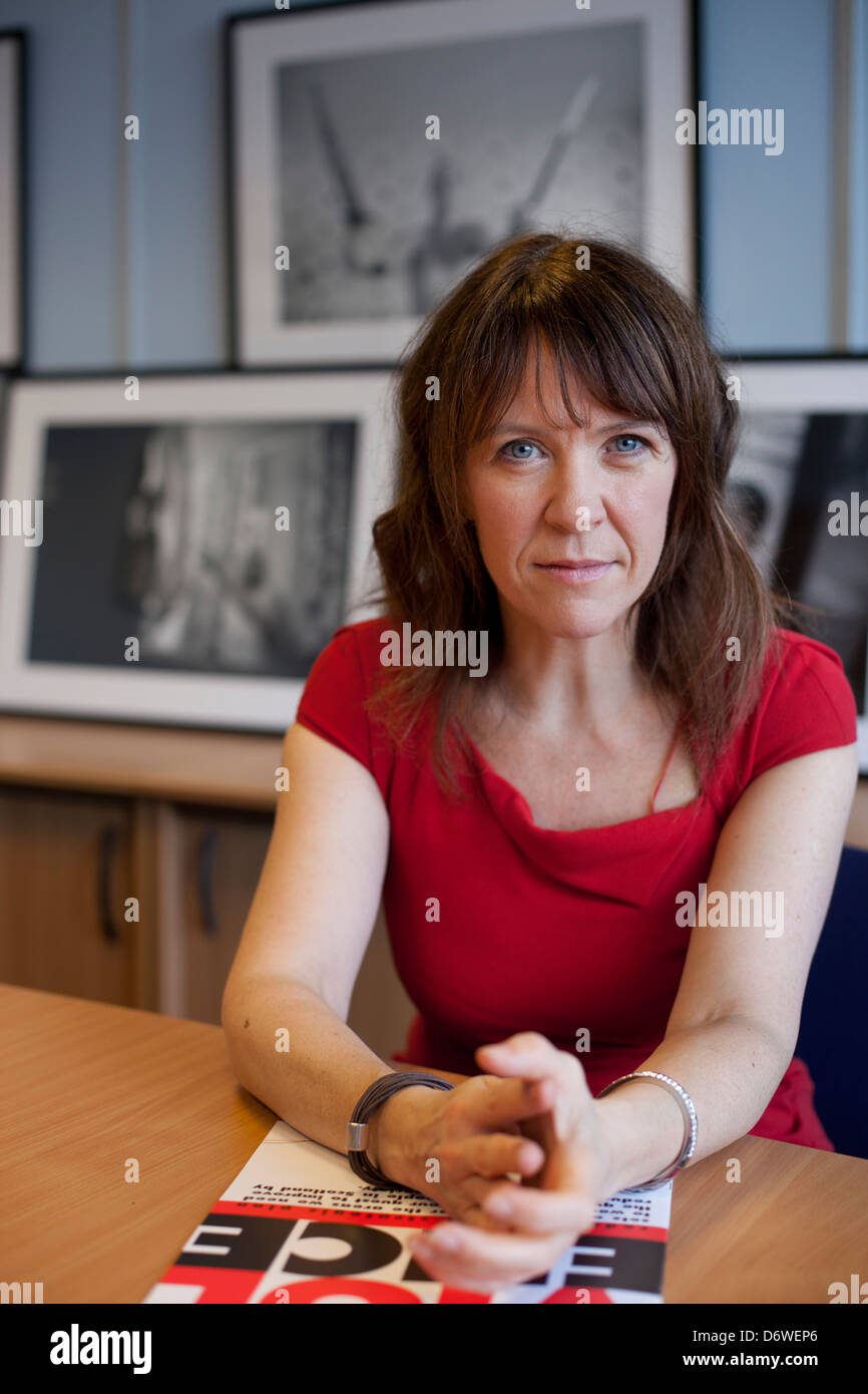 Karyn McCluskey, Intelligence Analyst und Co-Direktor des Referats Verringerung der schottischen Gewalt. Stockfoto