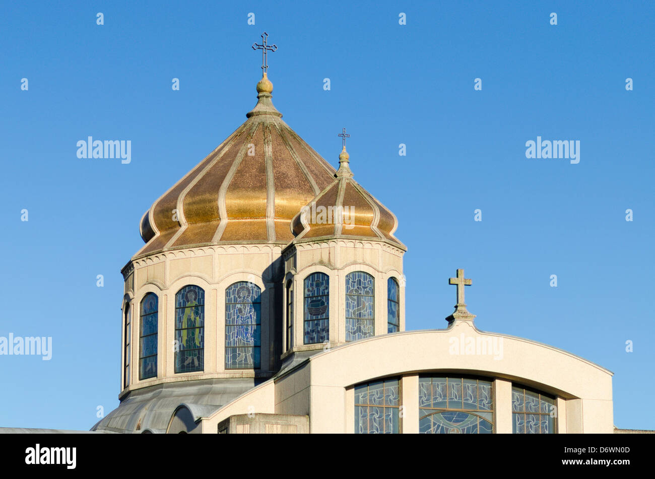 Ukrainische katholische Kirche, Vancouver, Britisch-Kolumbien, Kanada Stockfoto