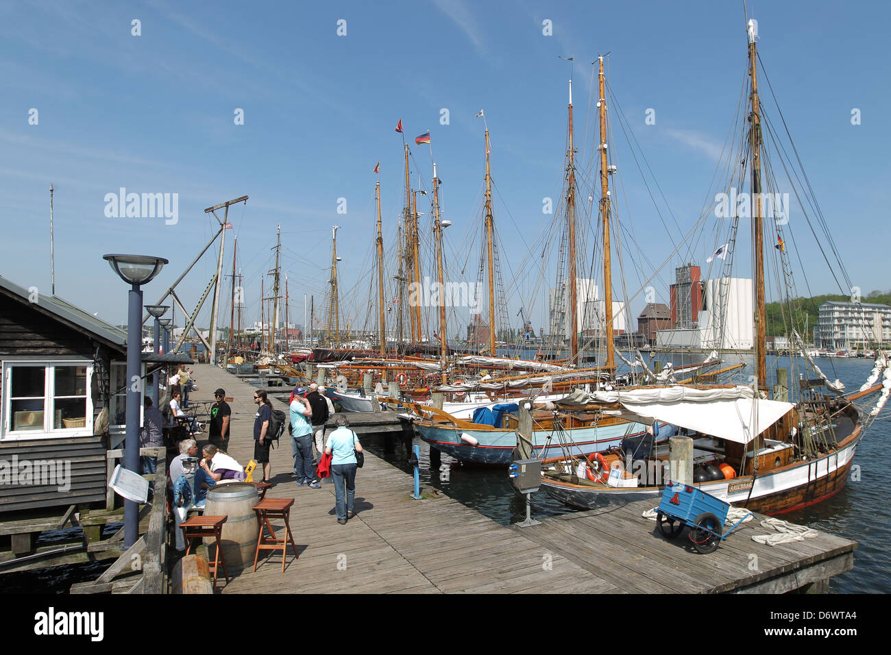 Der Investor der Flensburger Hafen Museum Stockfoto