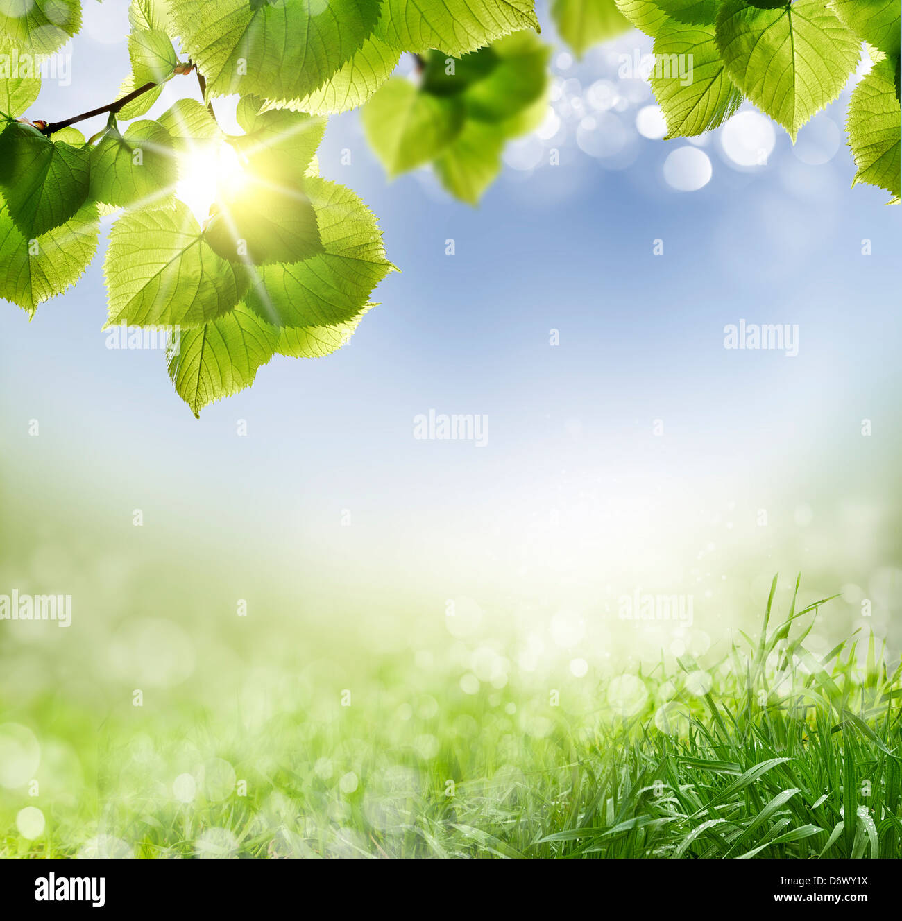 Abstrakt Frühlings-Hintergrund Stockfoto
