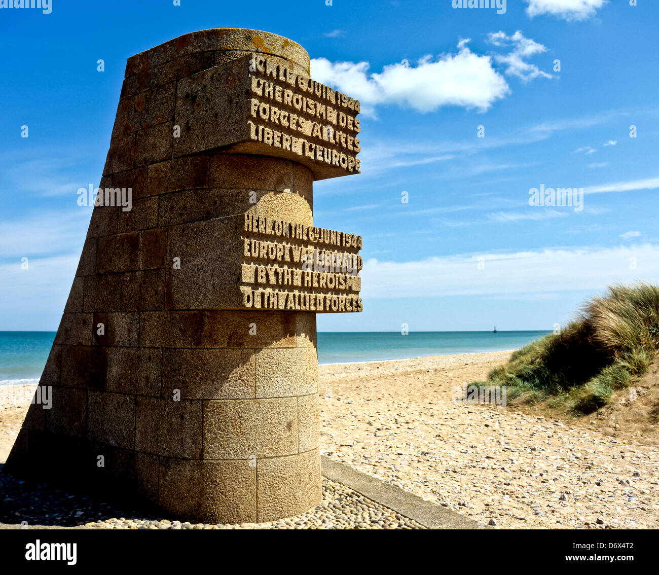 8544. d-Day Landungen Memorial, Juno Beach, Normandie, Frankreich, Europa Stockfoto