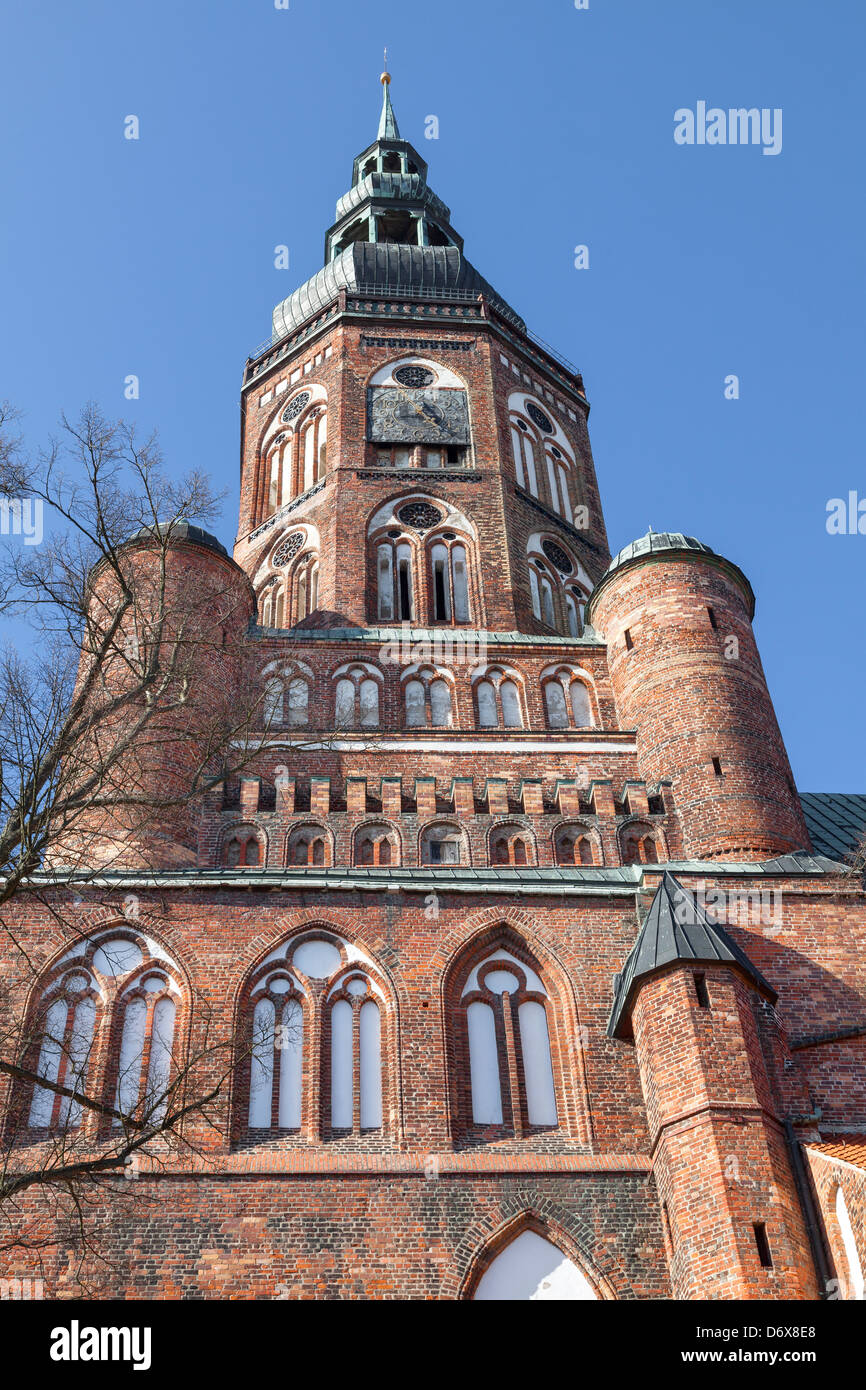 St. Nikolaus Kathedrale, Greifswald, Mecklenburg Vorpommern, Deutschland Stockfoto