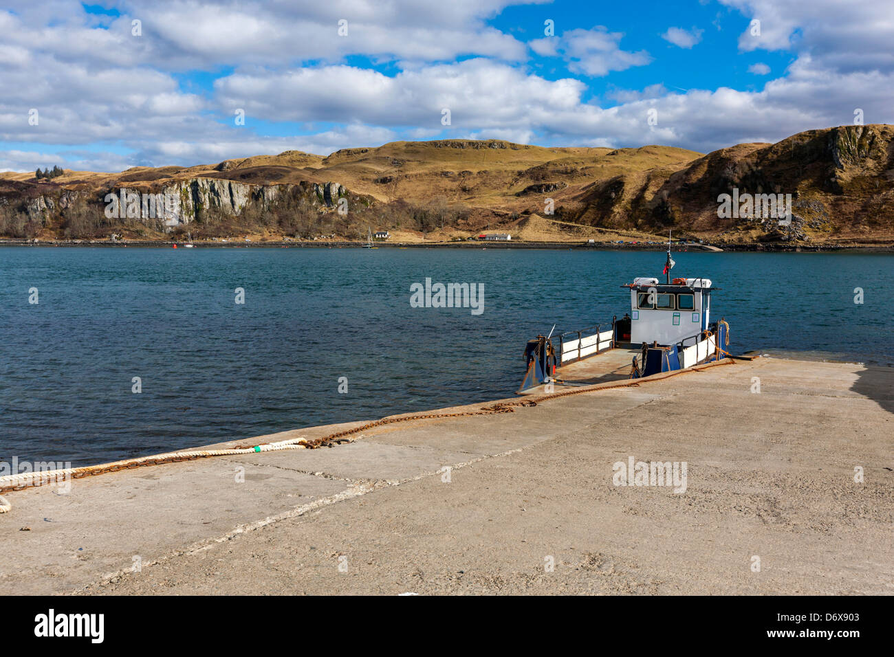 Mit der Fähre auf die Insel Kerrera, Argyll und Bute, Scotland, UK, Europa. Stockfoto