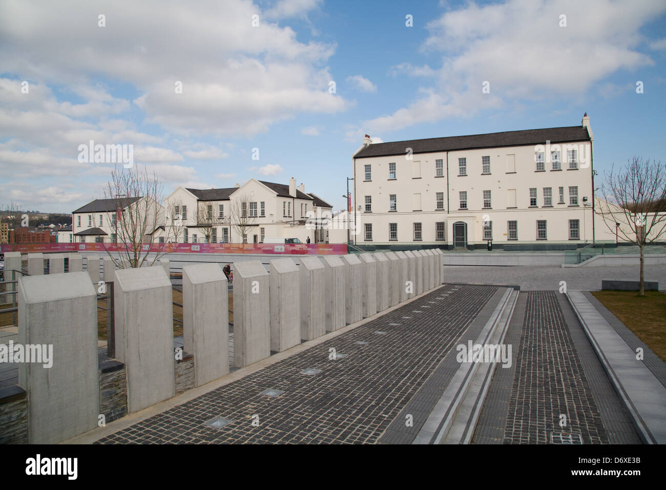 Ebrington Kaserne Derry Londonderry Kulturhauptstadt Europas 2013 Stockfoto