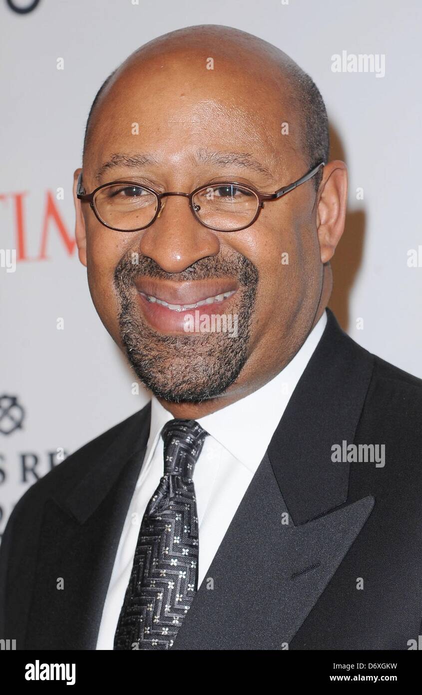 New York, USA. 23. April 2013. Michael Nutter zur Zeit 100 Gala, Frederick P. Rose Hall, Jazz im Lincoln Center, New York, NY 23. April 2013. Foto von: Kristin Callahan/Everett Collection/Alamy Live-Nachrichten Stockfoto