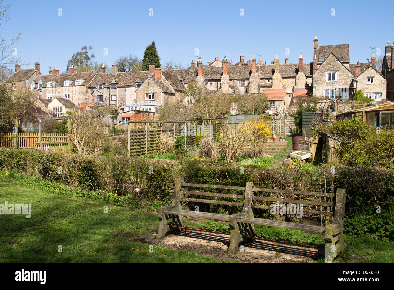 Malmesbury, einer kleinen Stadt in Wiltshire England UK Stockfoto