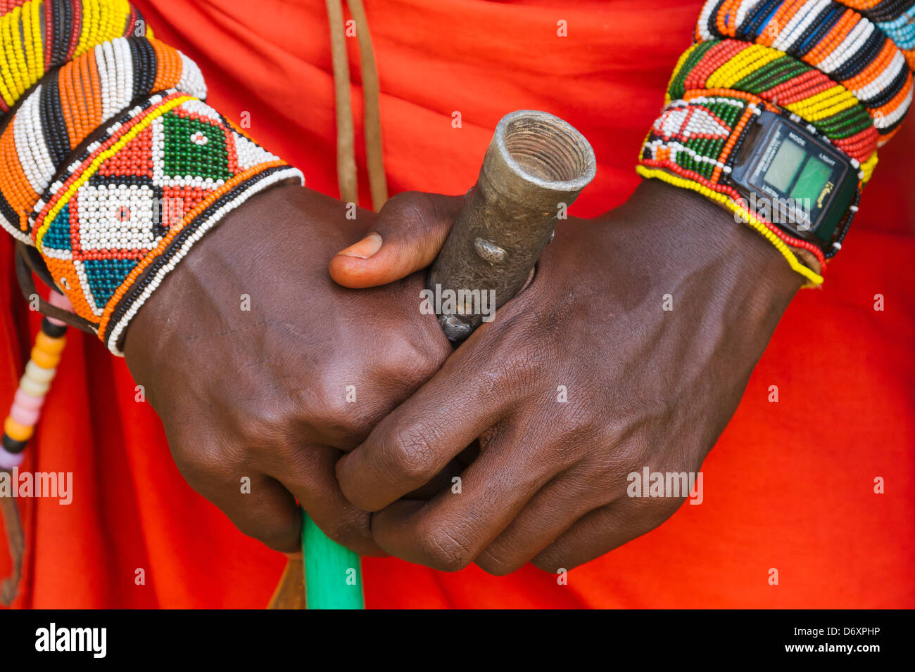 Stammesmitglieder Samburu, Samburu, Kenia Stockfoto