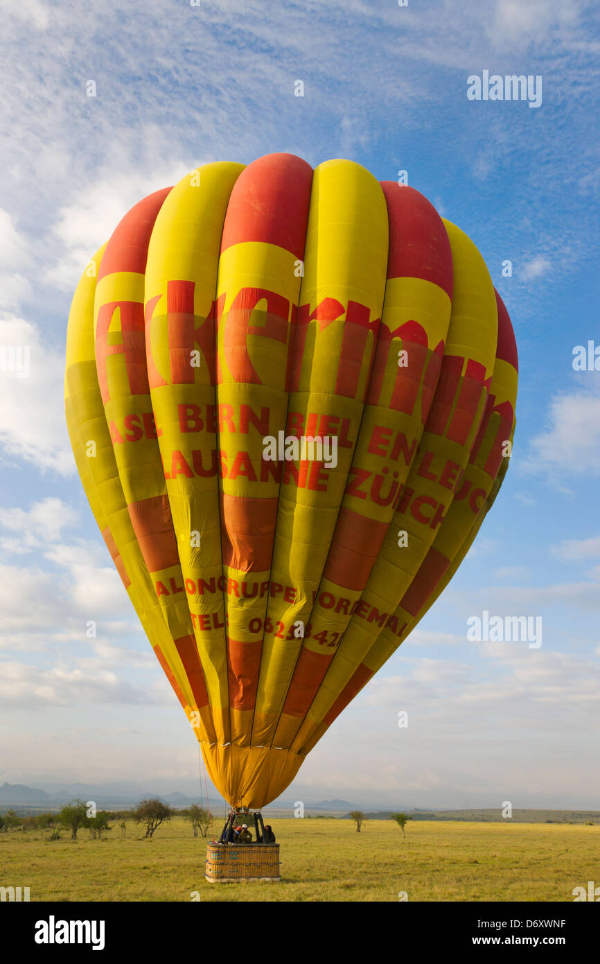 Heißluftballon, Nakuru, Kenia Stockfoto