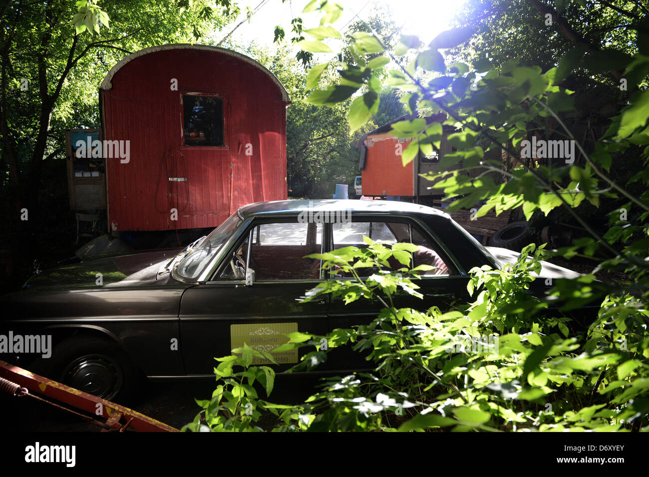 Berlin, Deutschland, Wagen Pankgraefin in Berlin-Karow Stockfoto