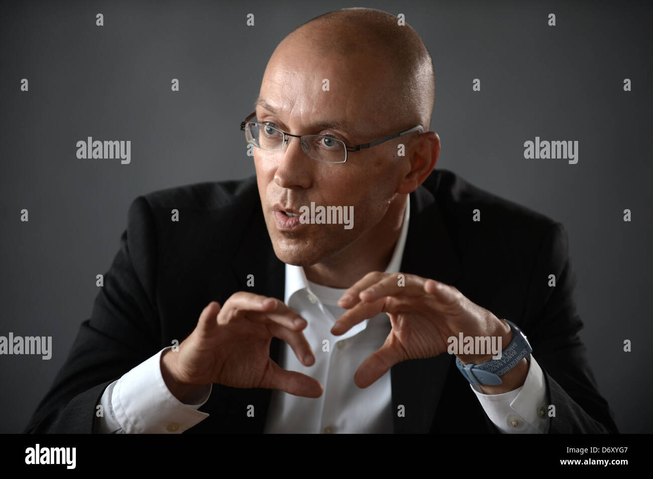 Berlin, Deutschland, EZB Regisseur Joerg Asmussen, SPD, im interview Stockfoto