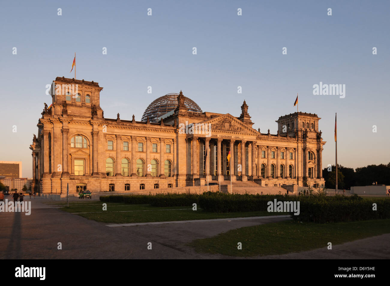 Reichstag in Berlin, Deutschland. Stockfoto