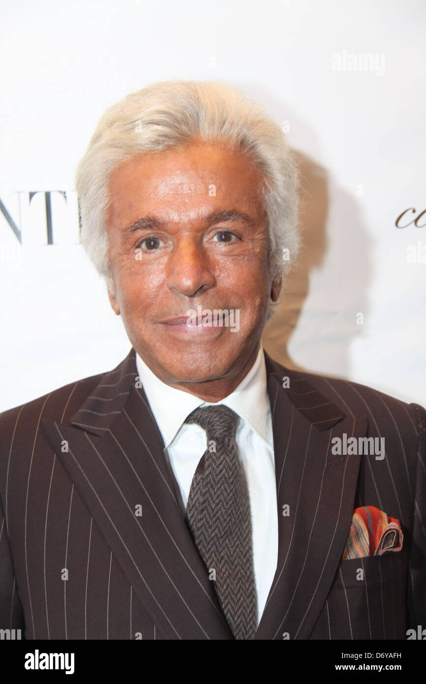 Giancarlo Giammetti Valentino Garavani ist für Artistry of Fashion statt David mit Couture Council Award 2011 ausgezeichnet. Stockfoto