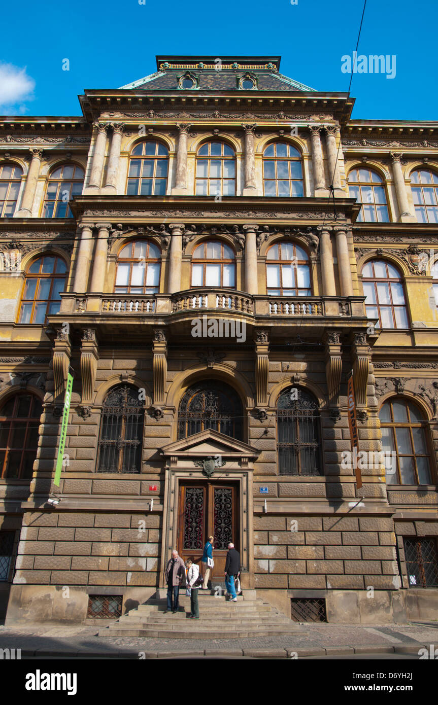 UPM Prag Museum of Decorative Arts exterior(1901) Josefov Altstadt Prag Tschechische Republik Europa Stockfoto